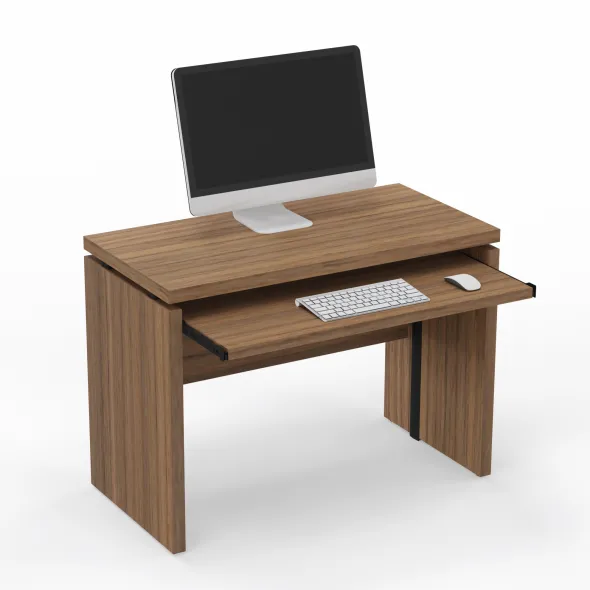 Table informatique Amphitéo - l. 100 x pr. 50 cm - avec tablette