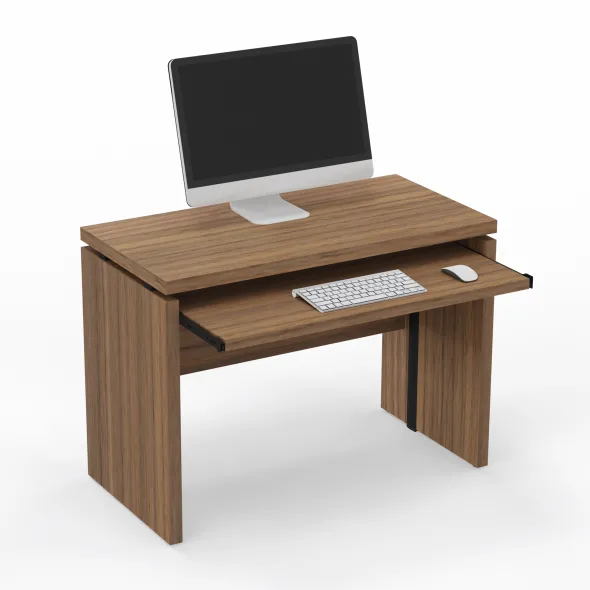 Table informatique Amphitéo - l. 100 x pr. 50 cm - avec tablette