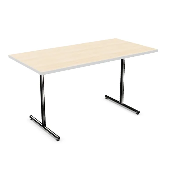Table pliante Delgado 140 x 70 cm - piétement dégagement latéral