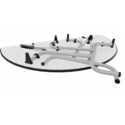 Table pliante demi-lune TPL - l. 160 cm - piétement époxy