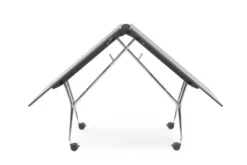 Table pliante Mara - 220 x 90 cm - sur roulettes