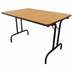 Table pliante rectangulaire TPL - l. 120 x pr. 80 cm - piétement époxy