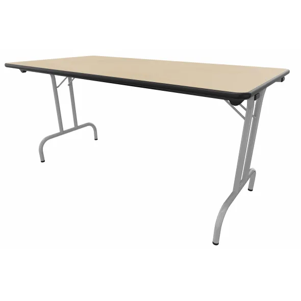 Table pliante rectangulaire TPL - l. 160 x pr. 80 cm - piétement époxy