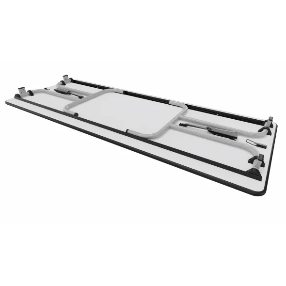 Table pliante rectangulaire TPL - l. 200 x pr. 80 cm - piétement époxy