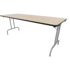 Table pliante rectangulaire TPL - l. 200 x pr. 80 cm - piétement époxy