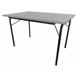 Table pliante Visa - rectangulaire - l. 120 x pr. 80 cm - piétement époxy