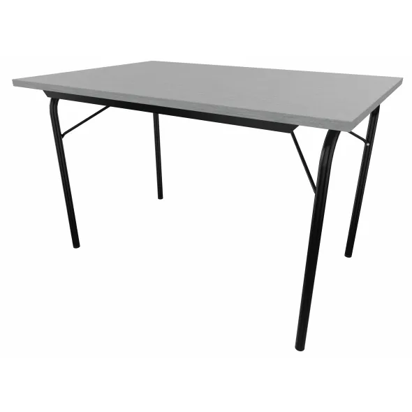 Table pliante Visa - rectangulaire - l. 120 x pr. 80 cm - piétement époxy