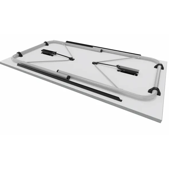 Table pliante Visa - rectangulaire - l. 140 x pr. 80 cm - piétement époxy
