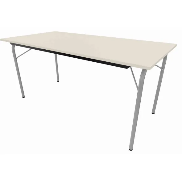 Table pliante Visa - rectangulaire - l. 160 x pr. 80 cm - piétement époxy