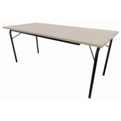 Table pliante Visa - rectangulaire - l. 180 x pr. 80 cm - piétement époxy