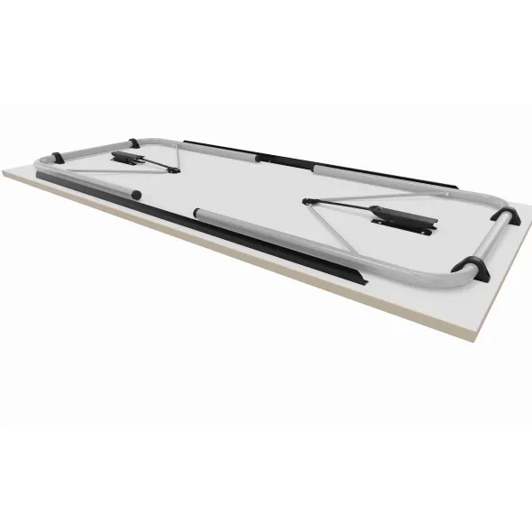 Table pliante Visa - rectangulaire - l. 180 x pr. 80 cm - piétement époxy