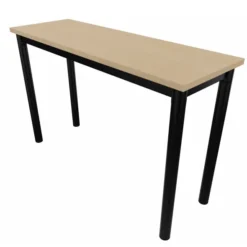 Table rectangulaire Artense - 120 x 40 cm - piétement époxy - plateau stratifié - chant plastique