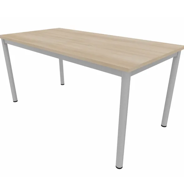 Table rectangulaire Compo - 160 x 80 cm - piétement époxy - plateau mélaminé