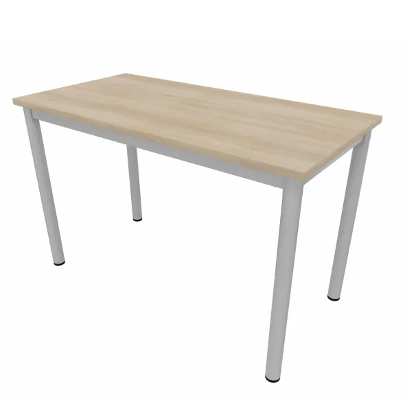 Table rectangulaire Compo - 120 x 60 cm - piétement époxy - plateau mélaminé