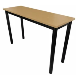 Table rectangulaire Compo - 120 x 40 cm- piétement époxy - plateau mélaminé
