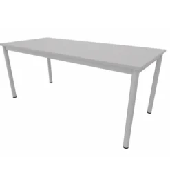 Table rectangulaire Compo - 180 x 80 cm - piétement époxy - plateau mélaminé