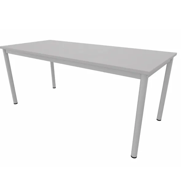 Table rectangulaire Compo - 180 x 80 cm - piétement époxy - plateau mélaminé