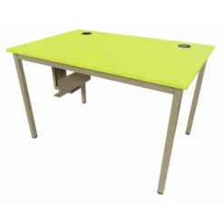 Table rectangulaire Monaco - 120 x 80 cm - avec support UC Onisep