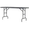 Table réglable en hauteur Worktop - l. 180 cm - gris foncé