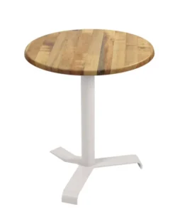 Table ronde rabattable Up - Ø 70 cm - plateau stratifié moulé