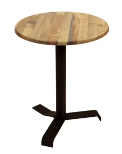 Table ronde rabattable Up - Ø 70 cm - plateau stratifié moulé