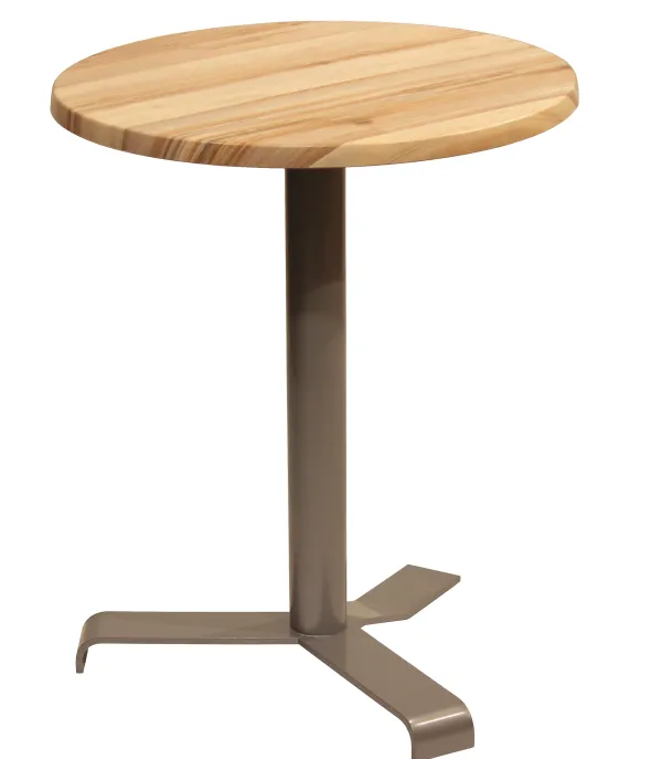 Table ronde rabattable Up - Ø 70 cm - plateau stratifié moulé
