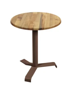 Table ronde rabattable Up - Ø 70 cm - plateau stratifié moulé