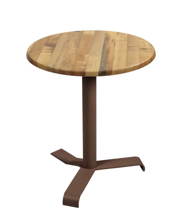 Table ronde rabattable Up - Ø 70 cm - plateau stratifié moulé