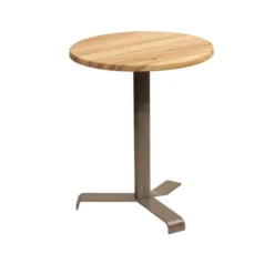 Table ronde rabattable Up - Ø 60 cm - plateau stratifié moulé