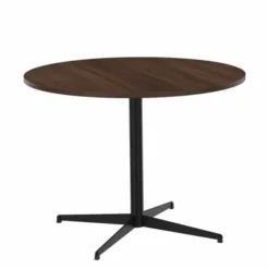 Table ronde Tamaris - Ø 100 cm - piétement croix époxy - stratifié