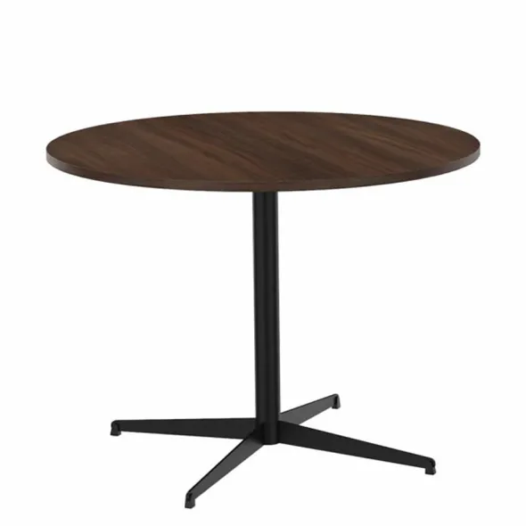 Table ronde Tamaris - Ø 100 cm - piétement croix époxy - stratifié