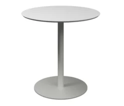 Table ronde Trinquet - Ø 80 x h. 75 cm - plateau PS 100 % recyclé - piétement époxy