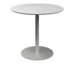 Table ronde Trinquet - Ø 90 x h. 75 cm - plateau PS 100 % recyclé - piétement époxy