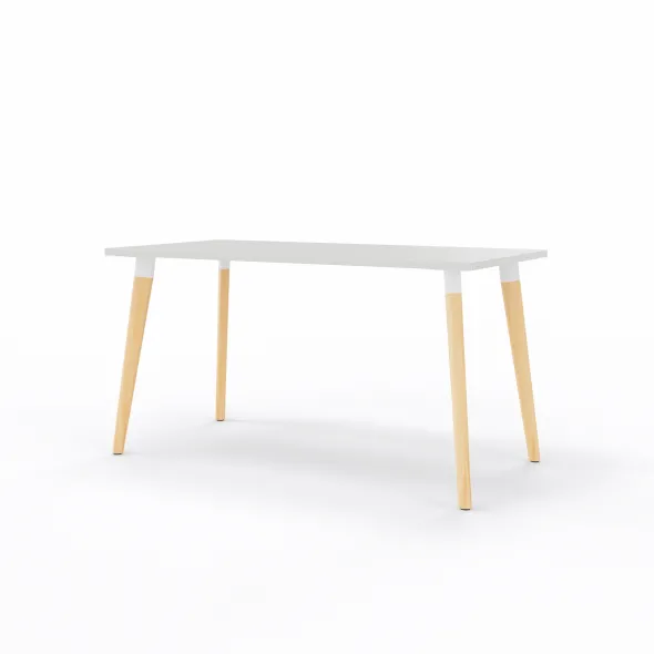 Table San Siro 140 x 70 cm - 4 pieds bois