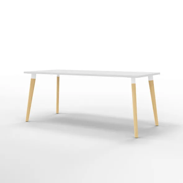 Table San Siro 180 x 80 cm - 4 pieds bois