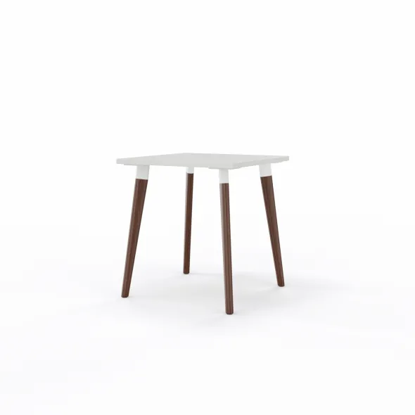 Table San Siro 70 x 70 cm - 4 pieds bois