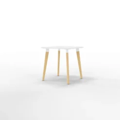 Table San Siro 70 x 70 cm - 4 pieds bois