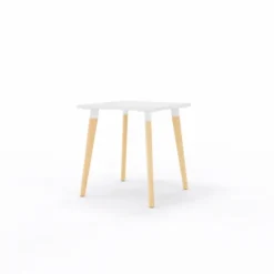 Table San Siro 80 x 80 cm - 4 pieds bois