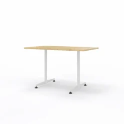 Table San Siro - 120 x 70 cm - piétement à dégagement latéral finition époxy