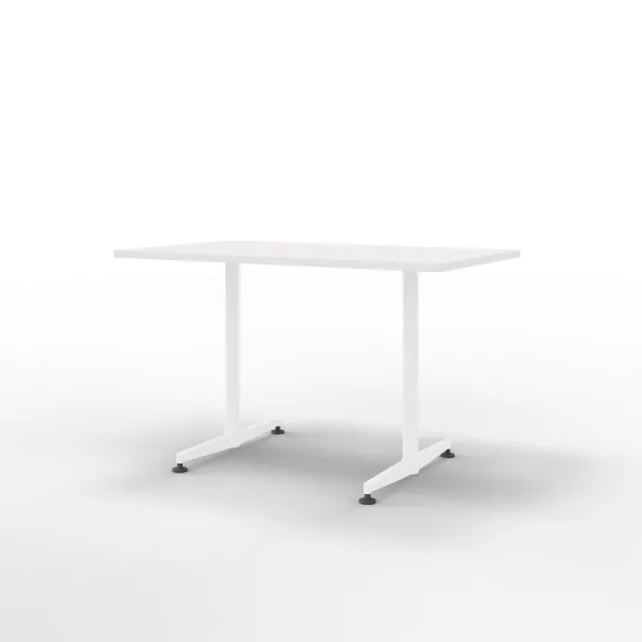 Table San Siro - 120 x 70 cm - piétement à dégagement latéral finition époxy