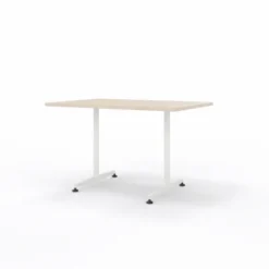 Table San Siro - 120 x 80 cm - piétement à dégagement latéral finition époxy