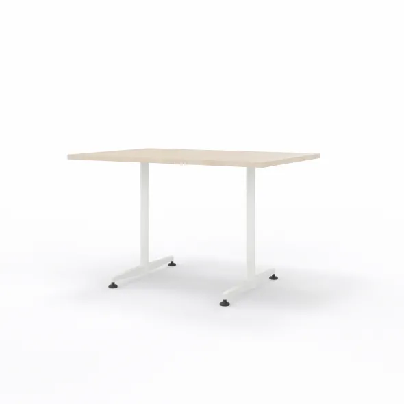 Table San Siro - 120 x 80 cm - piétement à dégagement latéral finition époxy