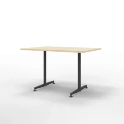 Table San Siro - 120 x 80 cm - piétement à dégagement latéral finition époxy