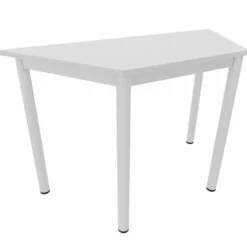 Table trapézoïdale Compo - 120 x 60 x 60 cm - piétement époxy - plateau mélaminé