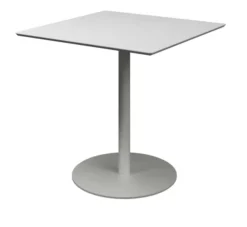 Table Trinquet - 80 x 80 cm - plateau PS 100 % recyclé - piétement époxy