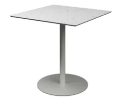 Table Trinquet - 80 x 80 cm - plateau PS 100 % recyclé - piétement époxy