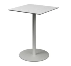 Table Trinquet - 60 x 60 x h. 75 cm - plateau PS 100 % recyclé - piétement époxy