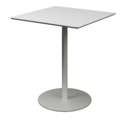 Table Trinquet - 70 x70 x h. 75 cm - plateau PS 100 % recyclé - piétement époxy