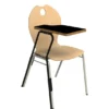 Tablette écritoire droite pour chaises Alix - lot de 4