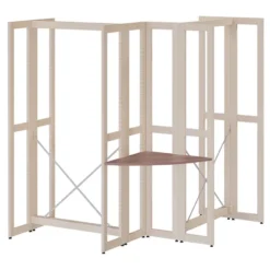 Tablette d'angle 90° Chambord NG pour double face - 63 x 63 cm